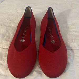 Rothy's Bold Red Women's Flats New